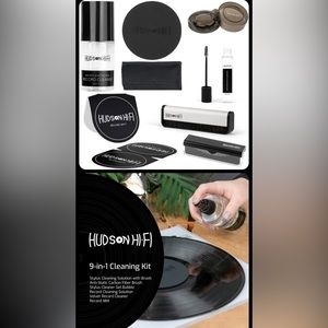 Hudson hi-fi ultimate record cleaning kit brand new